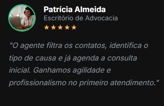 Depoimento Patrícia Almeida - Escritório de Advocacia